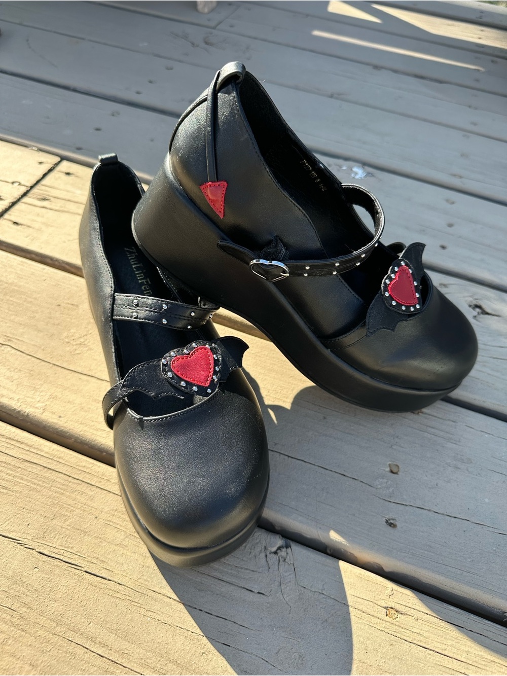 Gothic Lolita platform Mary Janes size 8.5